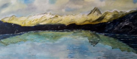 Bergkette,Acryl,120/60,110€